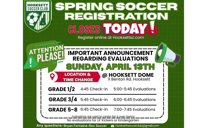 Spring Rec Registration